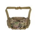 Tactical camouflage waist bag in all-terrain pattern with multi-pocket design and strap - CP Camouflage