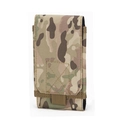 Tactical camouflage MOLLE pouch with durable fabric and reinforced flip cover design - CP Camouflage