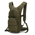 Army green 45L tactical outdoor backpack with water-resistant nylon and MOLLE system - Army Green