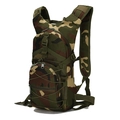 Lightweight tactical jungle camouflage cycling backpack with adjustable elastic cords - Jungle Camouflage
