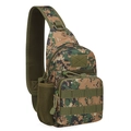 Outdoor tactical crossbody chest bag in jungle digital camouflage with side water bottle holder - Jungle Digital