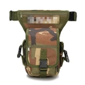 Tactical jungle camouflage leg bag with adjustable straps and durable nylon for outdoors - Jungle Camouflage