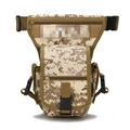 Digital desert camouflage tactical leg bag made of durable nylon with quick-release buckles - Desert Digital