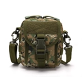 Borsa a tracolla tattica mimetica digitale con sistema MOLLE e fibbie robuste - Mimetico Digitale Giungla