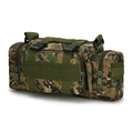 Tactical digital green camouflage waist bag with multi-pocket and durable nylon material - One Size / Jungle Digital