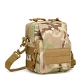 Tactical camouflage shoulder waist bag made of durable nylon with adjustable strap - One Size / MultiCam