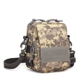 Tactical digital camouflage waist bag with adjustable strap in high-density nylon - One Size / ACU Camouflage