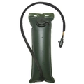 3L army green TPU hydration bladder with insulated tube for outdoor hiking and camping - Army Green