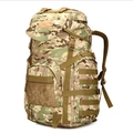 50L outdoor tactical backpack featuring MultiCam camouflage with MOLLE webbing system - CP Camouflage