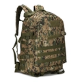Tactical 3D military backpack with green and brown digital camouflage pattern and MOLLE system - Jungle Digital