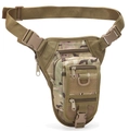Sacoche de cuisse tactique multicam imperméable avec plusieurs poches pour la rando - Camouflage CP