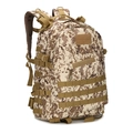 Outdoor 3D tactical backpack in desert digital camouflage with MOLLE system and straps - Desert Digital