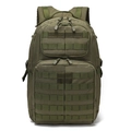 Zaino tattico verde militare con sistema MOLLE per escursionismo e arrampicata - Taglia unica / Verde Militare