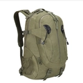 Mochila táctica 3P verde militar en tela oxford resistente con múltiples compartimentos - 36-55L / Verde Militar