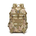 Mochila táctica de camuflaje desierto resistente al agua con sistema MOLLE y tiras - 20-35L / Camuflaje CP