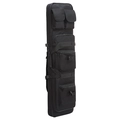 Borsa tattica nera da 120cm per pesca con tasche multiple e cinghie regolabili - Stile Medio - Nero