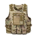Tactical vest in Multicam camouflage with MOLLE system and triple magazine pouches - CP Camouflage