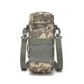 Tactical water bottle bag in desert digital camouflage pattern with adjustable shoulder strap - One Size / ACU Camouflage