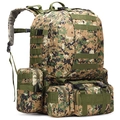 Taktischer digitaler Tarnrucksack mit MOLLE-System und abnehmbaren Seitentaschen - Digitale Tarnung