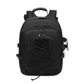 Zaino tattico nero da esterno in nylon ad alta densità con scomparti multistrato - 36-55L / Nero