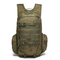 Tactical camouflage outdoor backpack with MOLLE webbing and durable nylon fabric - 36-55L / FG Camouflage