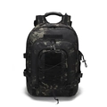 Zaino tattico in nylon resistente con motivo mimetico giungla scura e sistema MOLLE - Taglia unica / Multicam Nero