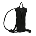 Black 3L tactical hydration backpack with durable Oxford fabric and drinking tube - Black