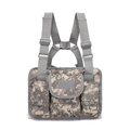 Tactical chest bag with digital camo pattern, adjustable straps and H-shaped back harness - One Size / ACU Camouflage