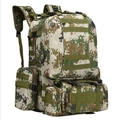 Three-color digital camouflage tactical backpack with modular pouches and MOLLE system - 36-55L / 07 Digital