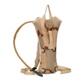 Sac à dos d'hydratation tactique avec motif camouflage désert et tube de boisson - Taille unique / Désert 3 couleurs