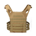 Chaleco táctico JPC marrón coyote con sistema MOLLE y forro de malla transpirable - Talla única / Tops / Arena