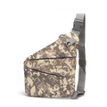 Waterproof digital camo tactical sling bag for hiking and cycling with adjustable strap - One Size / ACU Digital Camouflage