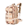 Tactical 3P backpack in three-color desert camouflage with MOLLE system for hiking - Tri-Color Desert Camouflage / One Size