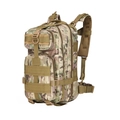 Tactical camouflage 3P backpack with MOLLE webbing for outdoor hiking and trekking - MultiCam / One Size