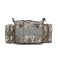 Tactical waist bag in grey digital camouflage with MOLLE system and multiple compartments - One Size / ACU Camouflage