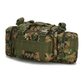 Tactical waist bag in digital camouflage with MOLLE system and multiple compartments - One Size / Jungle Digital Camouflage