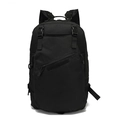 Professional black tactical backpack with MOLLE system for outdoor hiking and travel - One Size / Black