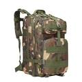 Tactische 40L outdoor rugzak met jungle camouflage patroon en MOLLE-systeem - Eén maat / Jungle Camouflage