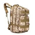Taktischer 40L Wanderrucksack in Wüstendigital-Camouflage mit MOLLE-Gurtsystem - Beige Camouflage Braun
