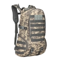 Sac à dos tactique 35L camo numérique avec système MOLLE pour randonnée et équipement extérieur - Couleur ACU