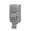 Tactical MOLLE phone pouch with grey digital camouflage and durable plastic buckle - ACU Digital Camouflage