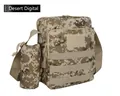 Tactical shoulder bag in Desert Digital camouflage with detachable water bottle pouch - Desert Digital