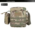 Borsa a tracolla tattica con motivo mimetico CP, sistema MOLLE e porta borraccia - Mimetico CP