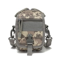 Tactical digital camouflage MOLLE water bottle pouch with adjustable shoulder strap and buckle - ACU Digital Camouflage