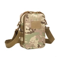 Borsa a tracolla tattica multicam con sistema MOLLE e doppia zip per il ciclismo - MultiCam