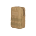 Pochette tactique EDC en nylon kaki avec système MOLLE et zone velcro pour patchs - Sable