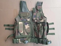 Jungle camouflage tactisch vest met ademend mesh en verstelbare zware koppelriem - Jungle Camouflage