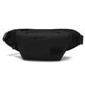 Tactical black waist bag with durable nylon fabric and adjustable buckle strap - 5L and Below / Black