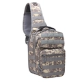 Borsa tattica a tracolla camouflage digitale con sistema MOLLE per outdoor e trekking - Taglia unica / Mimetico Digitale ACU
