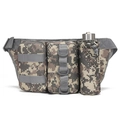 Sacoche de taille tactique camouflage numérique avec porte-bouteille et ceinture - Camouflage ACU